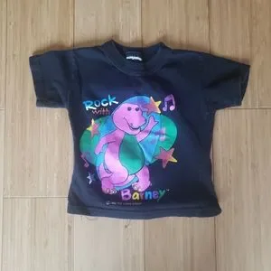 Shirts & Tops | Vintage 199s Barney The Dinosaur Tshirt Kids